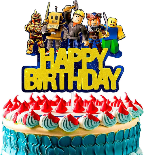 Video Game Cake Topper, 5.9"