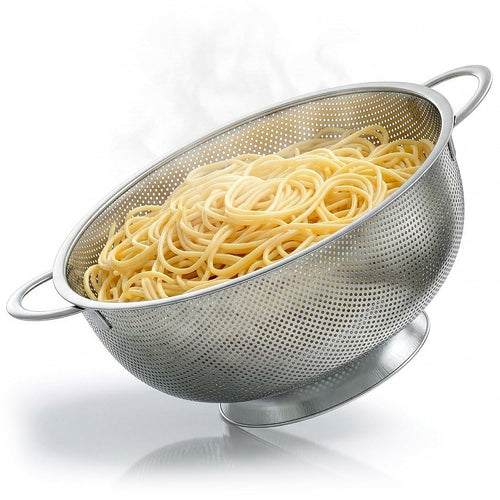 Stainless Steel Strainer Bowl, 5 qt