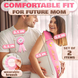 Mom to Be Sash & Dad to Be Pin (Pink)