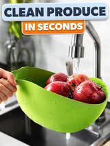 Rice Strainer Bowl with Handle, 1.7 L