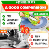 Multi-Blade Salad Scissors, 8.9"