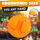 Silicone BBQ Grill Mitts, 2 pcs (Yellow)