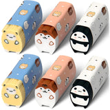 Animal Pencil Erasers, 6 pcs