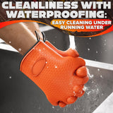 Silicone Grill Gloves with Cotton Lining