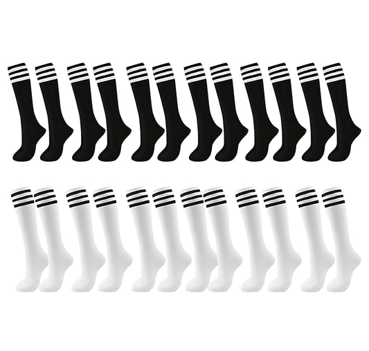 12 Pairs Knee High Socks