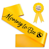 Mommy to Bee Sash & Pin (Yellow)