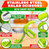 Multi-Blade Salad Scissors, 8.9"