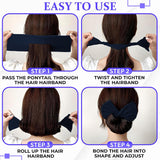 Hair Bun Makers, 3 pcs