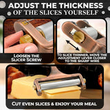 Handheld Wire Cheese Slicer, Adjustable