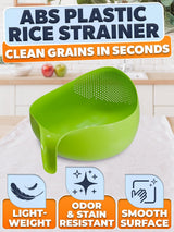 Rice Strainer Bowl with Handle, 1.7 L