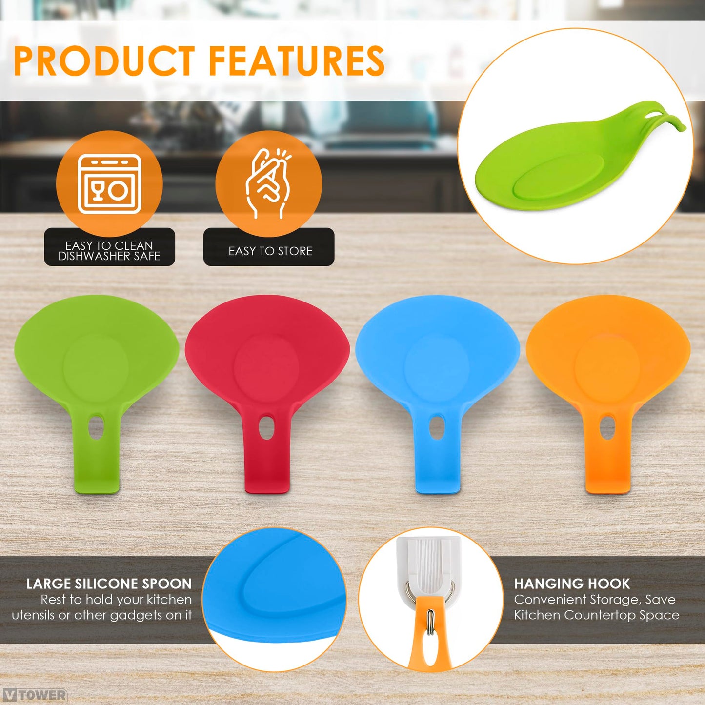 Silicone Kitchen Utensils Set