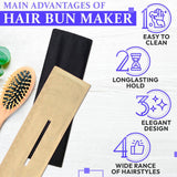 Hair Bun Makers, 3 pcs