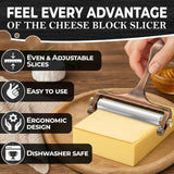 Handheld Wire Cheese Slicer, Adjustable