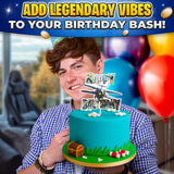 Video Game Cake Topper with 7 Figures