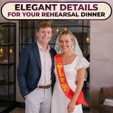 Bride to Be Sash & Veil (Burgundy)