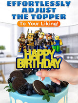 Video Game Cake Topper, 5.9"