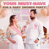 Mom to Be Sash & Dad to Be Pin (Pink)