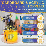 Magic Party Cake Topper Set, 10 pcs