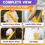 Mommy to Bee Sash & Pin (Yellow)