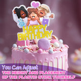 Girl Gamer Cake Topper, 8.3 × 6.3"