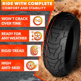 Scooter Tire 80/65-6 with Inner Tube