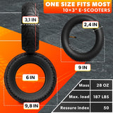 Scooter Tire 80/65-6 with Inner Tube