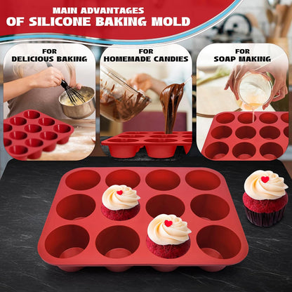 Silicone Muffin Pans for Baking