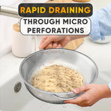 Stainless Steel Strainer Bowl, 5 qt