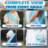 Mom to Be Sash & Dad to Be Pin (Blue)