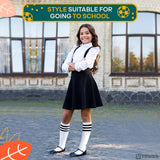 Girls Soccer Socks, 6 pairs (10–12 yrs)