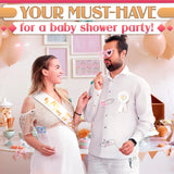 Mom to Be Sash & Dad to Be Pin (Sage)