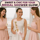 Bride to Be Sash & Veil (Pink)