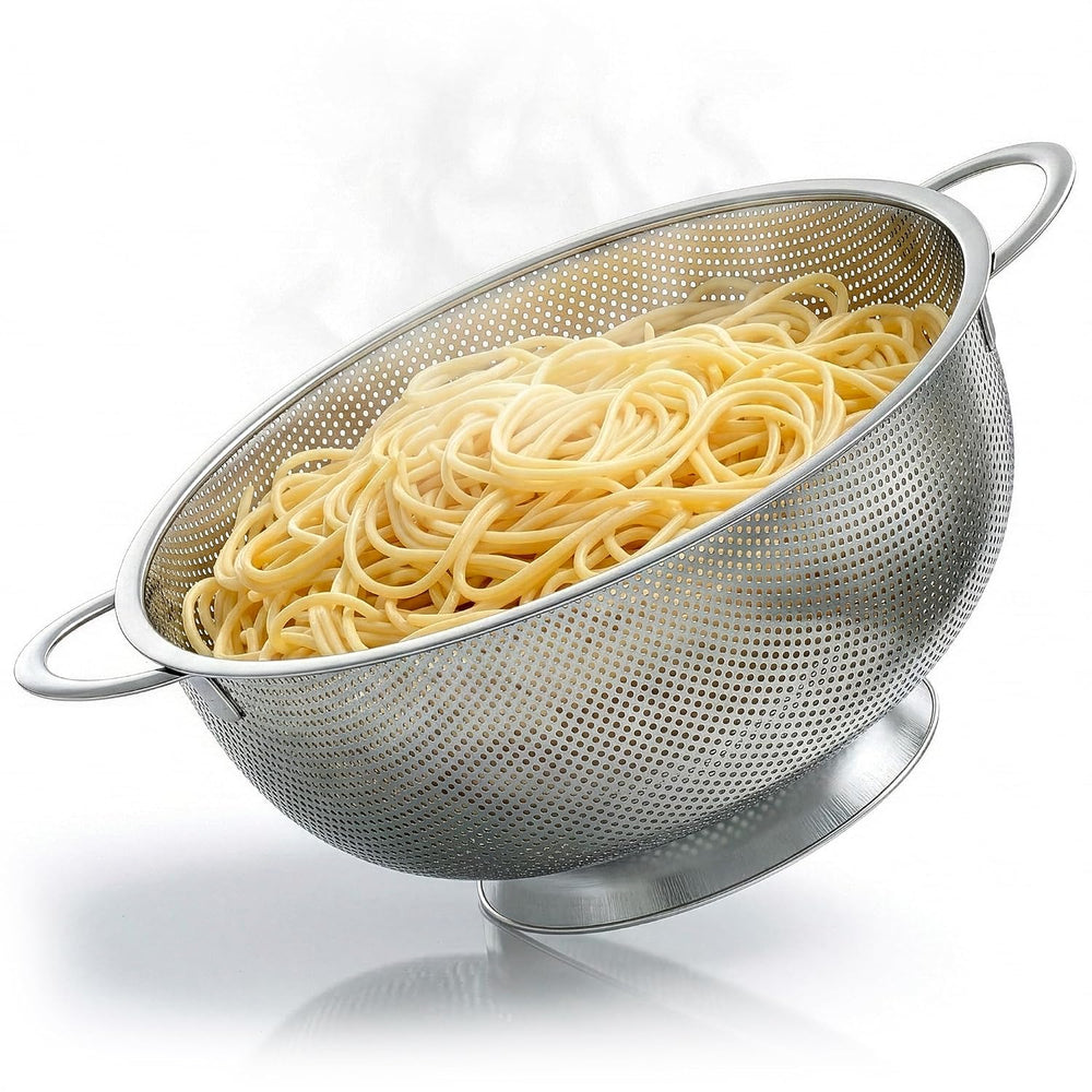 Stainless Steel Strainer Bowl, 5 qt