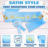 Mom to Be Sash & Dad to Be Pin (Blue)