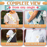 Mom to Be Sash & Dad to Be Pin (Sage)