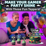 Pixel Gamer Cupcake Toppers, 10 pcs