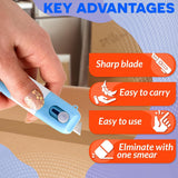 Thermal Paper Eraser Pen & Box Cutter, 2 pcs