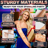 Birthday Sash & Tiara Set (Bronze)