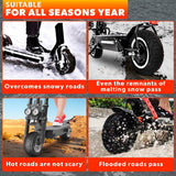 Scooter Tire 80/65-6 with Inner Tube
