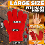 Aramid Oven Gloves with Fingers (Blue)