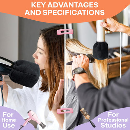 Blow dryer diffuser attachment for hair dryer