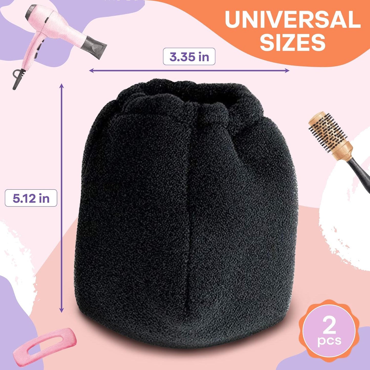 Diffuser for hair dryer sock